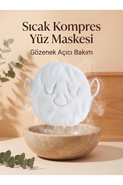 Femmelogy Sıcak Kompres Yüz Maskesi Buharlı Havlu Gözenek Açıcı Spa Maskesi