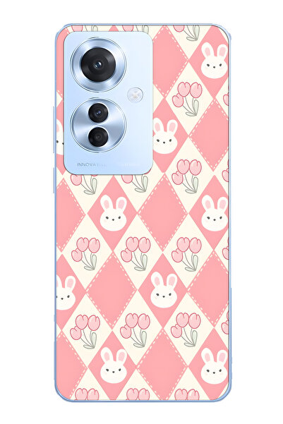 FLAMENKO حافظة هاتف شفافة متوافقة مع هاتف اوبو رينو 11F 5G من طراز تافان وليل...