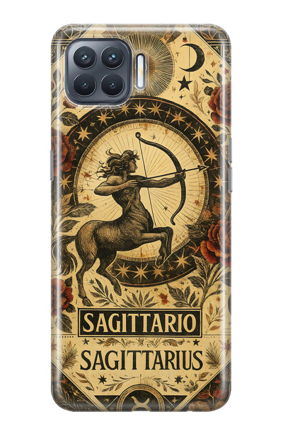 FLAMENKO حافظة هاتف شفافة متوافقة مع هاتف اوبو رينو 4 لايت منقوش