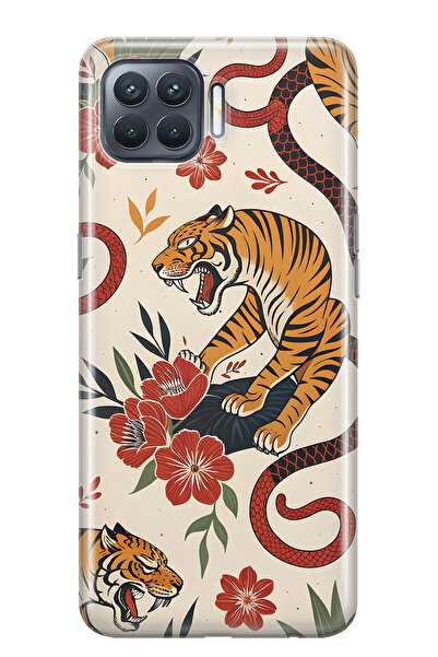 FLAMENKO حافظة هاتف شفافة متوافقة مع هاتف اوبو رينو 4 لايت تايلاند اند سنيك م...