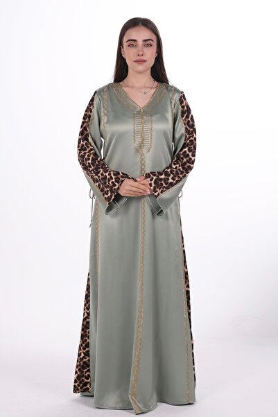 al bent al sharqieh women satin jalabiya dress