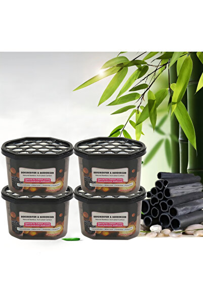 Arabest Moisture Absorber Box, 4 Pack, Compact Dehumidifier for Closet, Effic...