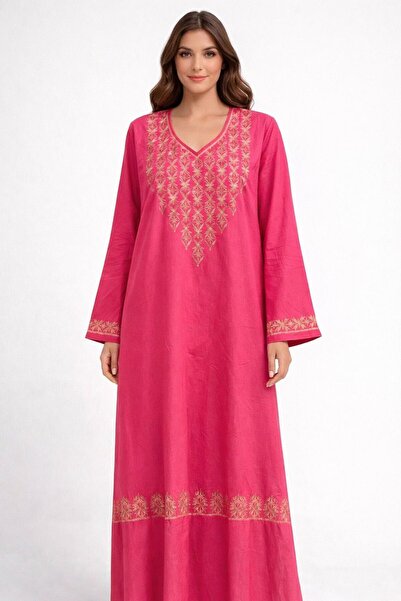 Kareem Miss Salma Women's jalabiya with distinctive oriental embroidery, soft...