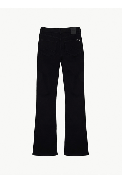 Mustang Siyah Kadın Flare Yıkamalı Denim Pantolon GEORGIA SKINNY FLARE71