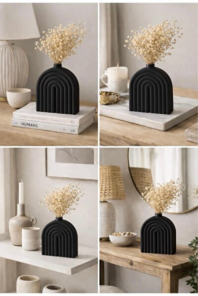 volessia Modern Decorative Vase – Bohemian Home Decor – Ceramic-Looking Desig...