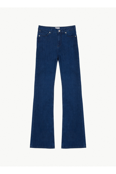 Mustang Mavi Kadın Flare Yıkamalı Denim Pantolon GEORGIA SKINNY FLARE72