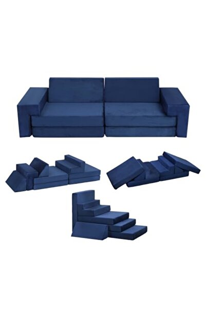 Garvee أريكة لعب معيارية للأطفال مكونة من 8 قطع، أريكة بناء حصن للأطفال من ال...