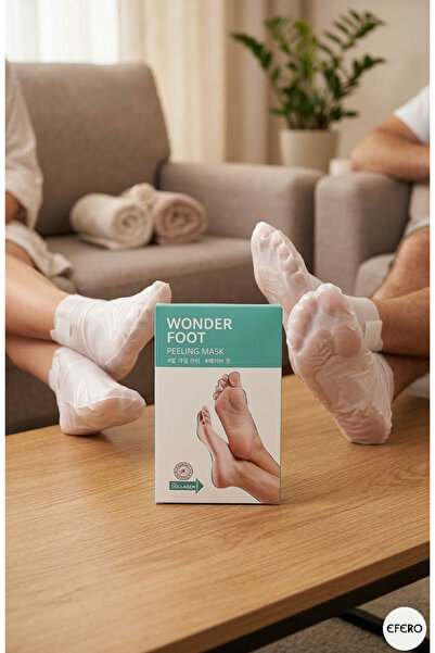 efero 3 Adet Soft Miracle Foot Peeling Pack -Ölü Derileri Soyan Ayak Çorabı Peeling Maskesi Wonder Foot