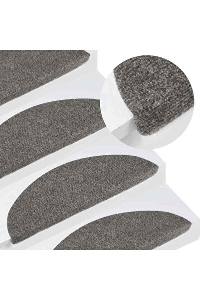 Concept Covorașe de scări autoadezive, 10 buc., gri, 56x17x3 cm