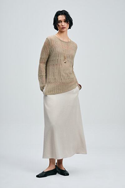 Lufian Lace Women's Sweater Mink