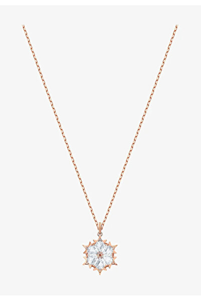 Swaroski Snowflake Necklace-5428432