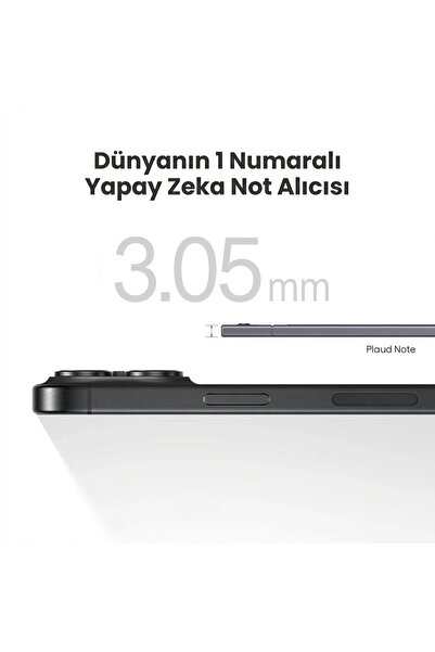 PLAUD Note AI Destekli Dijital Ses Kayıt Cihazı Yapay Zeka ile Metne Dönüştürme ve Özetleme