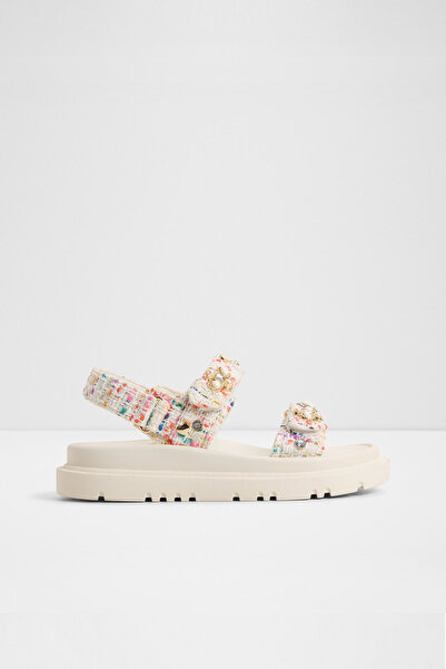 Aldo GEMIMA - Kadın Suni Deri Multi Cırt-Cırtlı Düz Sandalet