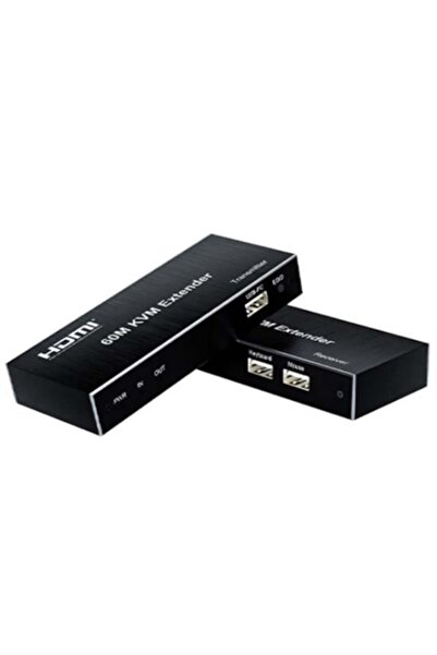 Nacario Novacom Nvc-Kvm60 4K 60 Meter Hdmi+Usb+Ir to Cat6 Kvm Extender
