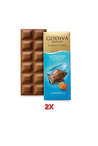 Godiva Tuzlu Karamelli Sütlü Tablet Çikolata, 90 gr ( 2 Adet )