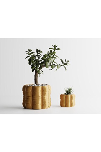 Sani Βάζο "Ωραίο ΜΙΚΡΟ" 127 x 127 x Υ100 mm - Χρυσό