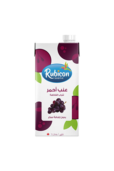 Rubicon مشروب عصير العنب الأحمر الفوار الحلو (1 لتر)