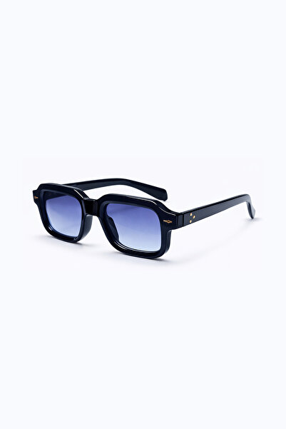 Toz Vintage Murvik Blue Retro Square Bone Frame Unisex Uv400 Vintage Retro Su...