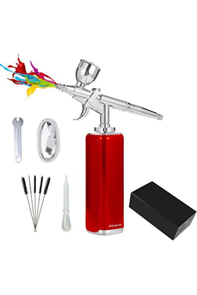 Arabest Airbrush Set Cordless Airbrush kit with Compressor, Airbrush Cake Dec...