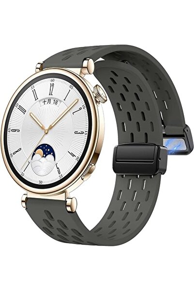 Arabest Magnetic Watch Band 18mm 19mm 20mm 22mm Quick Release Silicone Sport ...