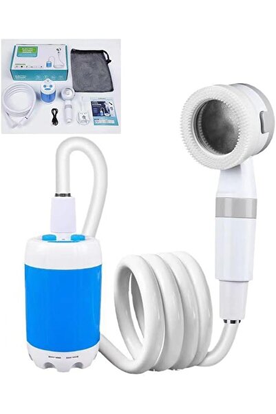 Arabest Portable Camping Shower Pump - Rechargeable Outdoor Shower Head Spray...