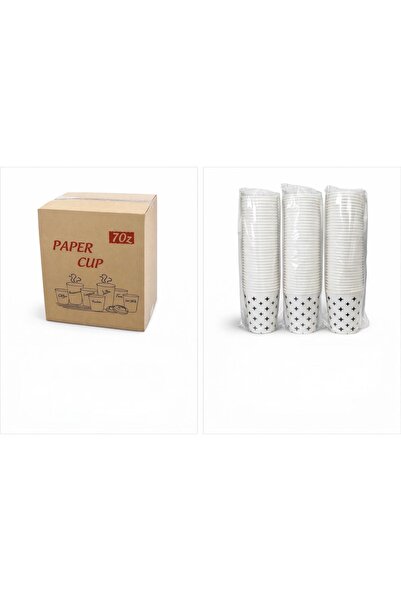 yalcıncup 7 oz ( 1 koli 3000 adet ) Karton bardak
