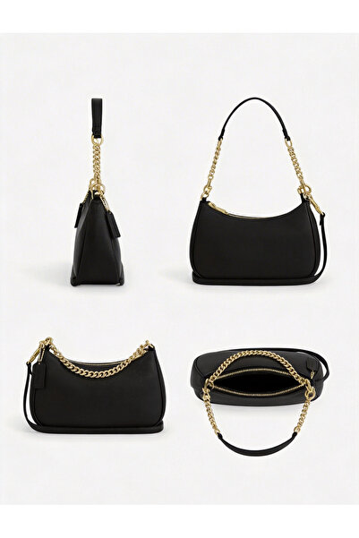 Coachworks Press classic logo TERI 24 black shoulder bag