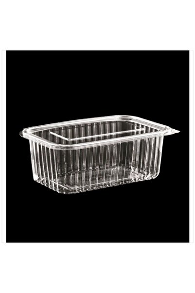 ÇELİKER Plastic Leak-Proof Container 1000 Gr Cc Disposable Bowl with Lid 50 P...