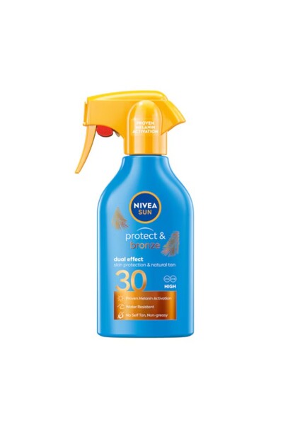 Nivea Sun Protect & Bronze Sunscreen Body Spray, SPF 30, 270 ml
