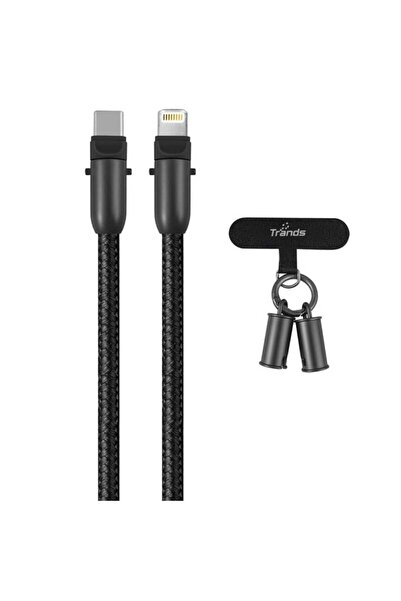 trands 27W Lanyard Type-C to Lightning Cable