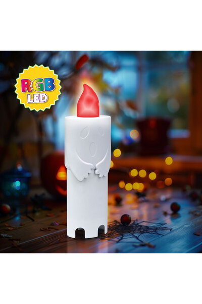 FAMİLY Halloween LED lamp - ghost - 4-color LED - 12 x 4.5 x 3 cm