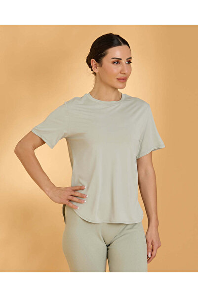 REDTAG Women Mint Active T-Shirt