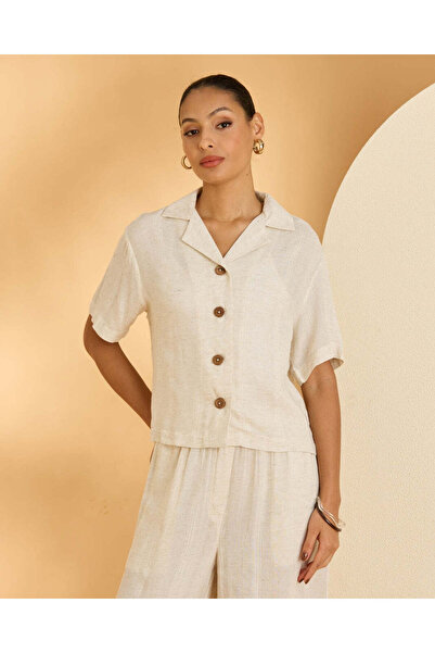 REDTAG Women White Plain Casual Blouse