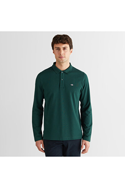 Gant Erkek Yeşil Regular Fit Polo Yaka Polo