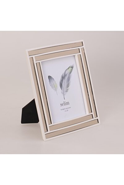 Selim 15X20 Lara Mirrored Frame Pearl