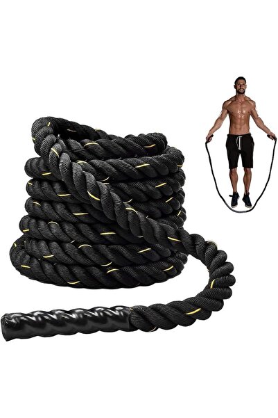 Arabest Weighted Skipping Exercise Rope, for Home Gym and High Intensity Outd...