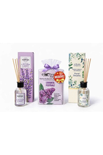 Ritm Floral Dreams Çubuklu Oda Kokusu ve Marmara Lavender Garden Çubuklu Oda ...