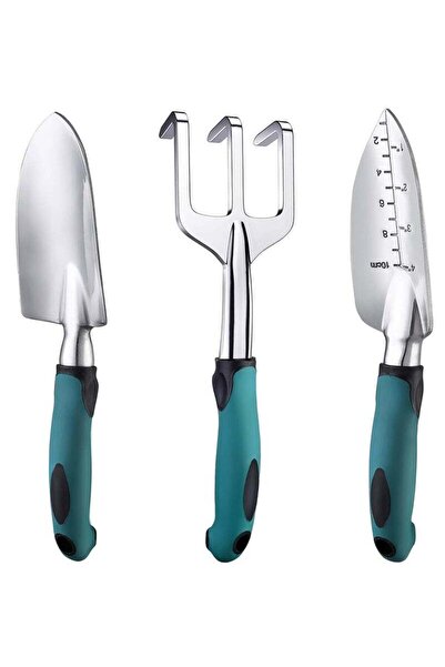 Arabest Garden Tools Set,Heavy Duty Gardening Tools Cast Aluminum with Soft R...