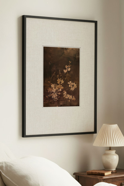 Zevahir Home 1 ΤΕΜΑΧΙΟ ΒΙΝΤΑΤΖ ΠΙΝΑΚΑΣ ΖΩΓΡΑΦΙΣΜΕΝΟΣ ΜΕ ΘΕΜΑ ΤΑ ΜΑΥΡΑ ΛΟΥΛΟΥΔ...