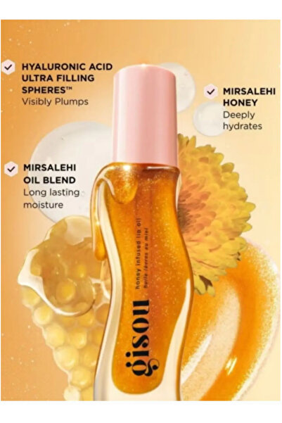gisou GS Lip Oil Golden Shimmer - Honey infused(8ml)