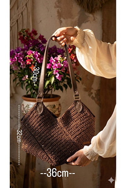 Zümrüdüanka Handmade Paper String Bag