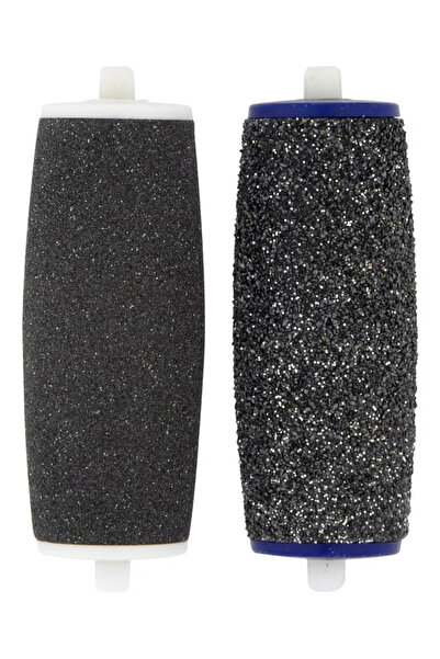 BSMBIOO 2-Piece Replacement Refill Roller For Electric Foot File Black