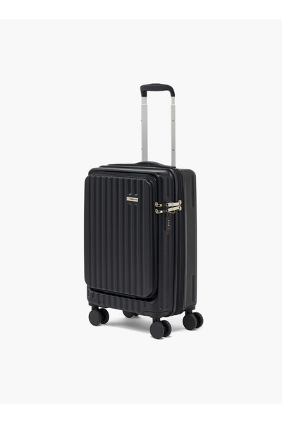 Oaklan by Shoexpress حقيبة سفر صلبة ذو ملمس بارز مع مقبض قابل للسحب - مقصورة