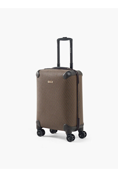 Celeste Duchini Textured Hardcase Trolley Bag with Retractable Handle