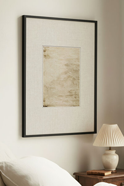 Zevahir Home 1 ΤΕΜΑΧΙΟ ΜΙΝΙΜΑΛΙΣΤΙΚΟ ΑΦΗΡΗΜΕΝΟ ΣΧΕΔΙΟ ΜΕ ΜΑΥΡΟ ΞΥΛΙΝΟ ΠΛΑΙΣΙΟ...