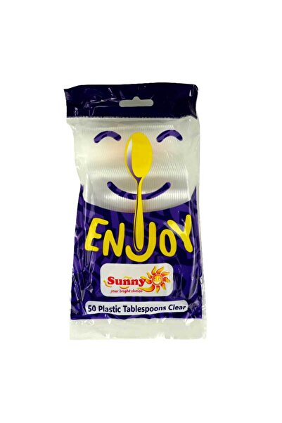 Sunny PLASTIC TABLESPOONS CLEAR 50S