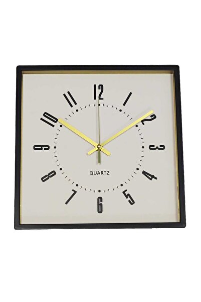 Maple Leaf Home Plastic Square Analog Wall Clock, 30 cm
