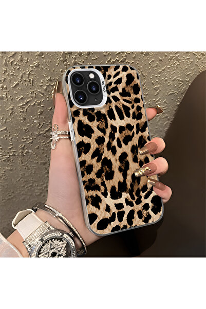 SLIMFELT iPhone 11 Pro Max Uyumlu Lüks Leopar Kılıfı, Düşmeye Dayanıklı Silik...