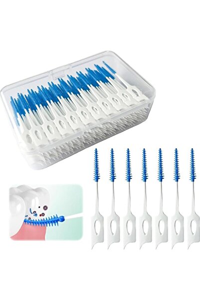 Arabest 150PCS Portable Silica Gel Toothpick Toothbrush Original, Silicone -e...