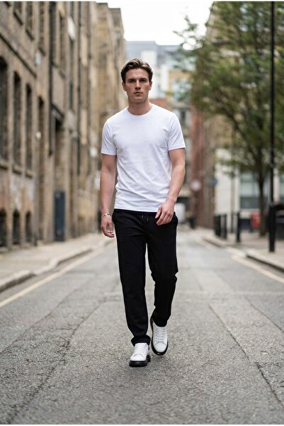 bombe Чоловічі мішкуваті штани-джогери з поясом